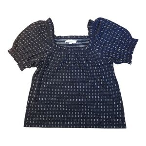 Loft Blouse. M. Cotton blend.